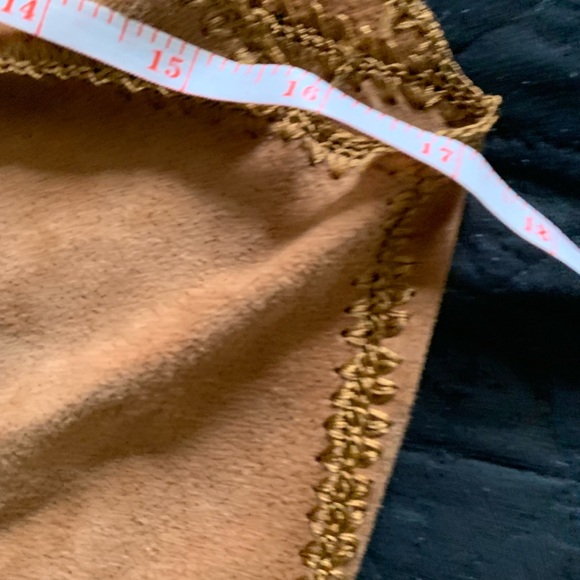 Vintage suede patchwork vest - XL - Picture 8 of 10